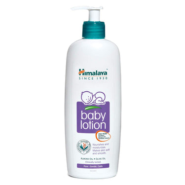 Himalaya Baby Body Lotion, For All Skin Types (400 ml) & Moisturizing Aloe Vera Face Wash, 200ml
